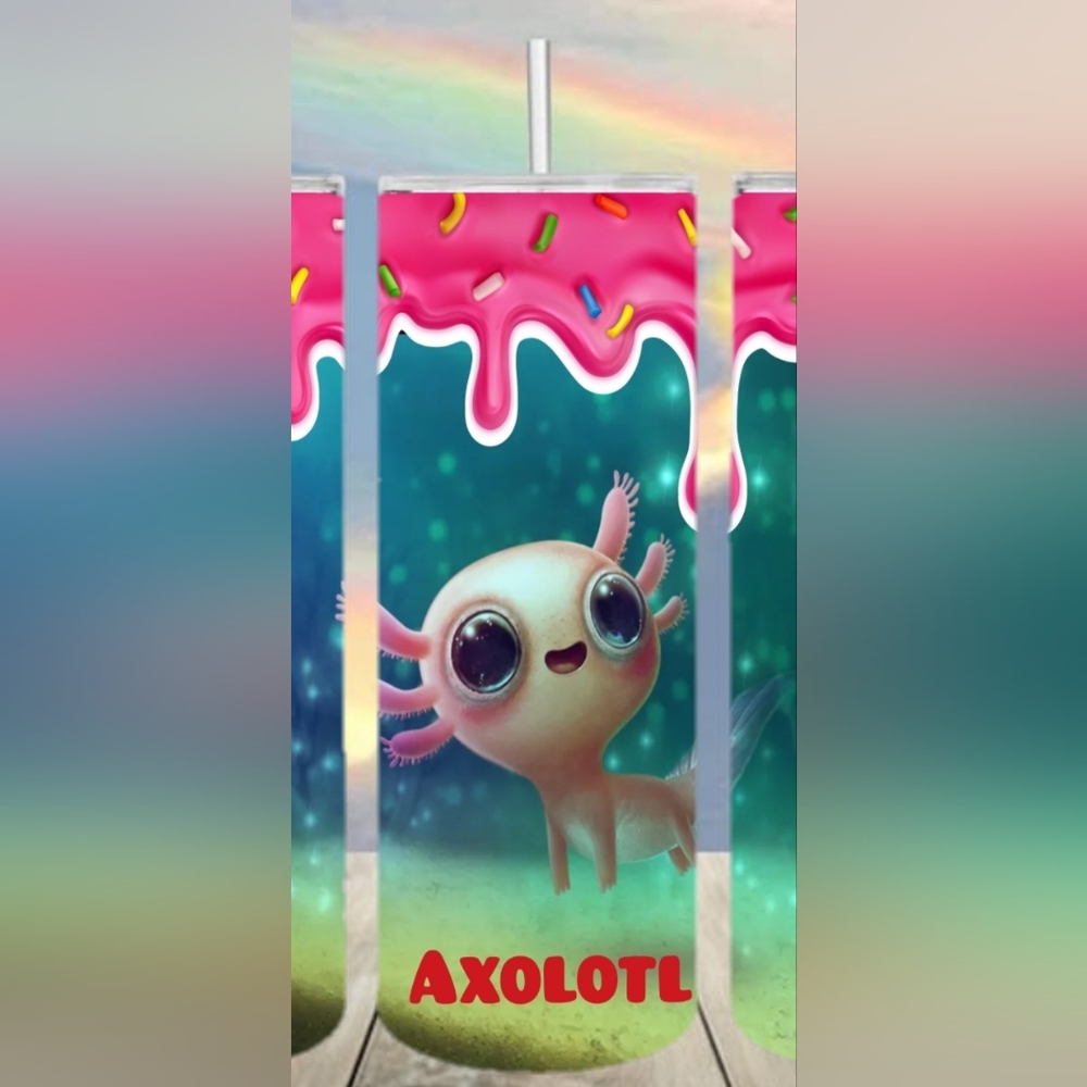 Axolotl tumbler